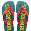 Havaianas slapi copii LOGOMANIA culoarea turcoaz