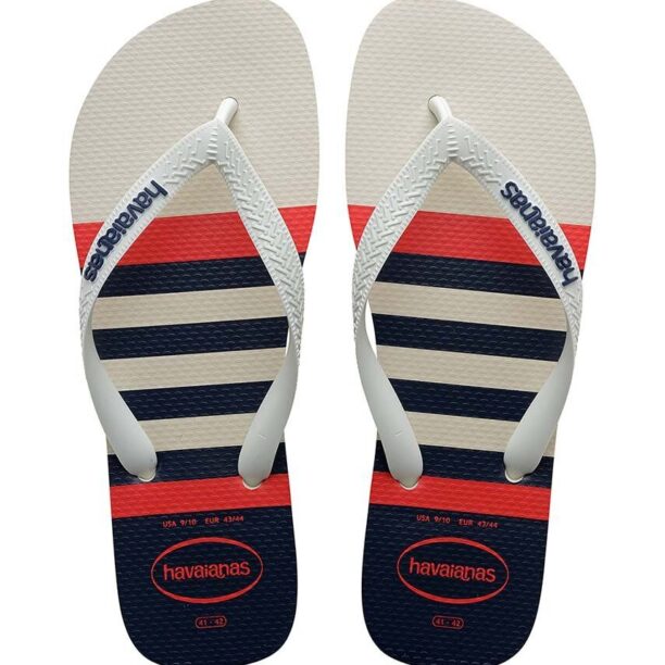 Havaianas slapi copii TOP NAUTICAL culoarea bej