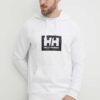 Helly Hansen hanorac de bumbac culoarea alb