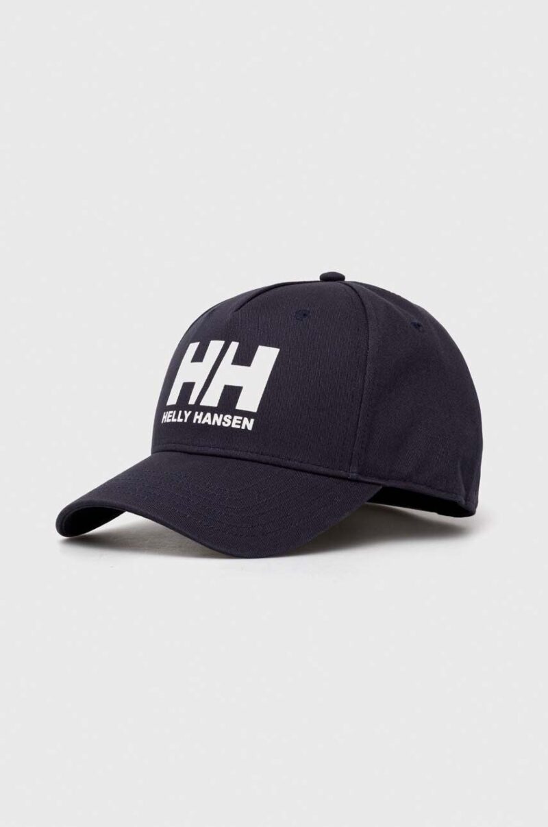 Helly Hansen șapcă de baseball din bumbac HH Ball Cap 67434 001 culoarea bleumarin