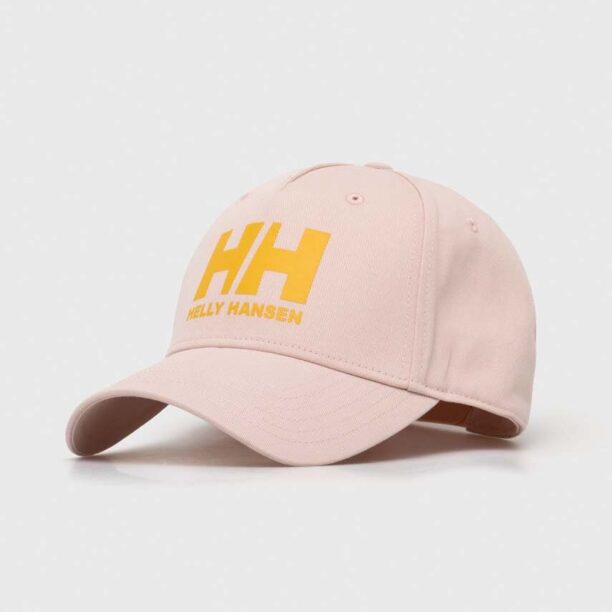 Helly Hansen șapcă de baseball din bumbac HH Ball Cap 67434 001 culoarea roz