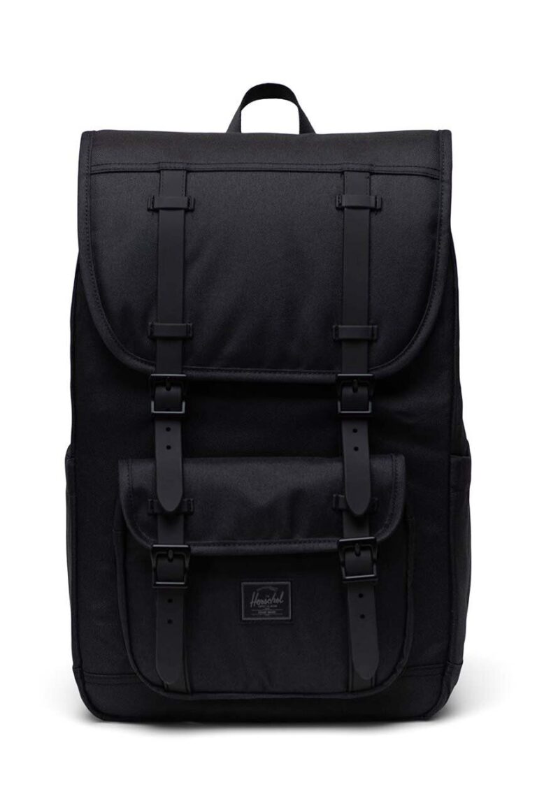 Herschel rucsac 11391-05881-O Little America Mid Backpack culoarea negru