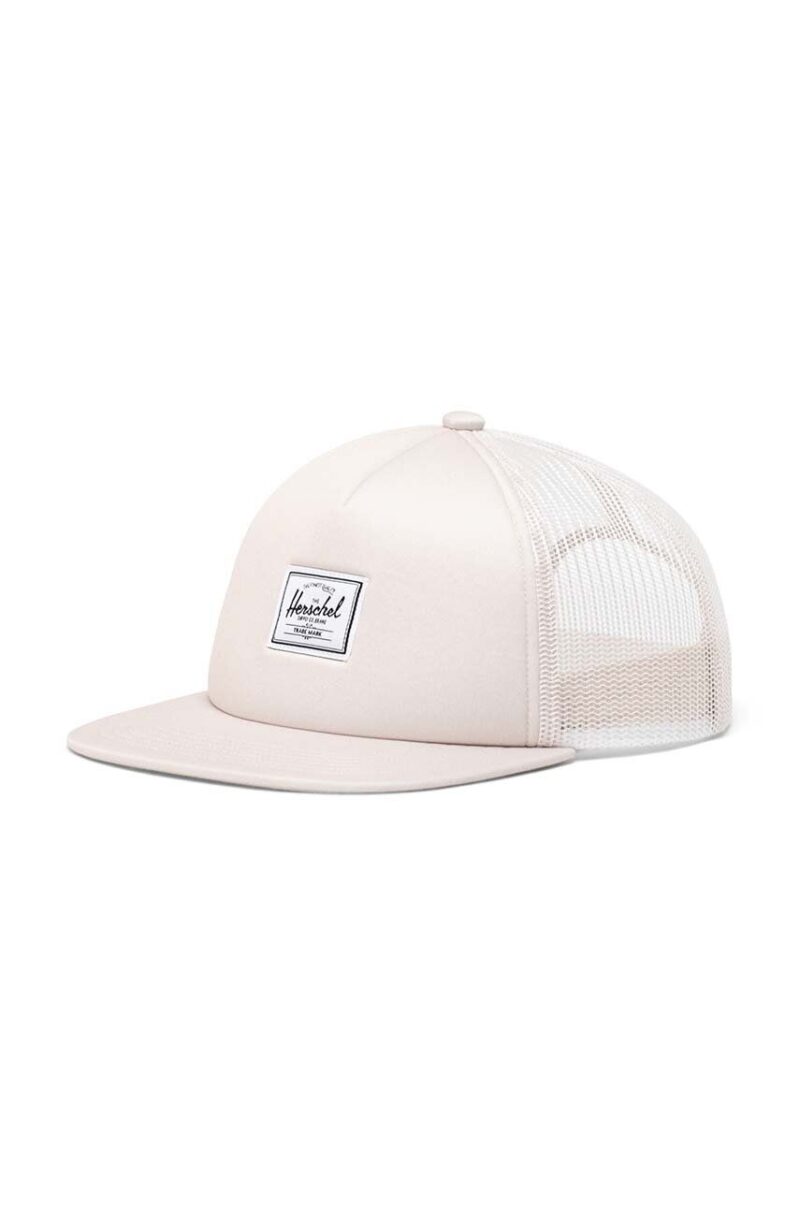 Herschel sapca Whaler Mesh Cap culoarea bej