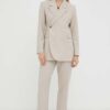 Herskind sacou din lana Lilith Blazer culoarea bej