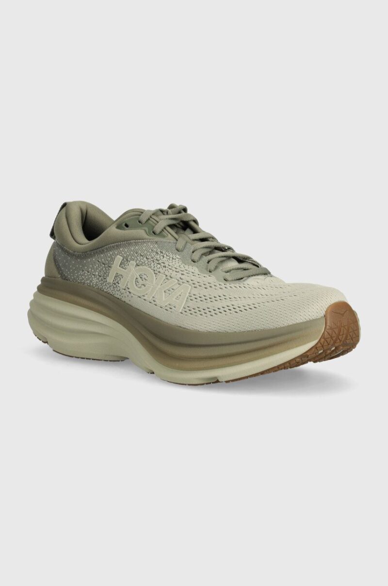 Hoka One One pantofi de alergat Bondi 8 culoarea verde