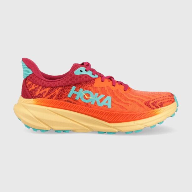 Hoka One One pantofi de alergat Challenger ATR 7 culoarea portocaliu