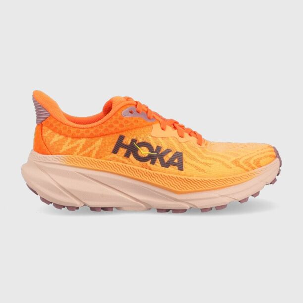 Hoka One One pantofi de alergat Challenger ATR 7 culoarea portocaliu