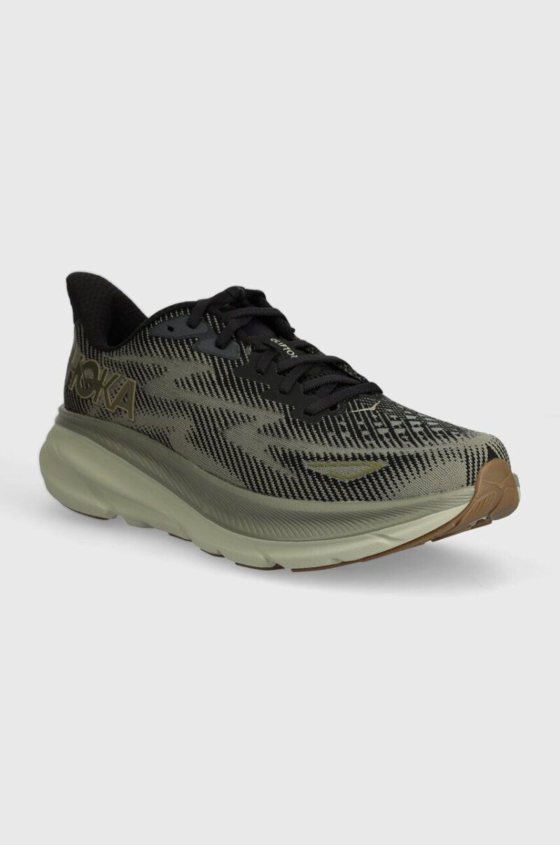 Hoka One One pantofi de alergat Clifton 9 culoarea verde