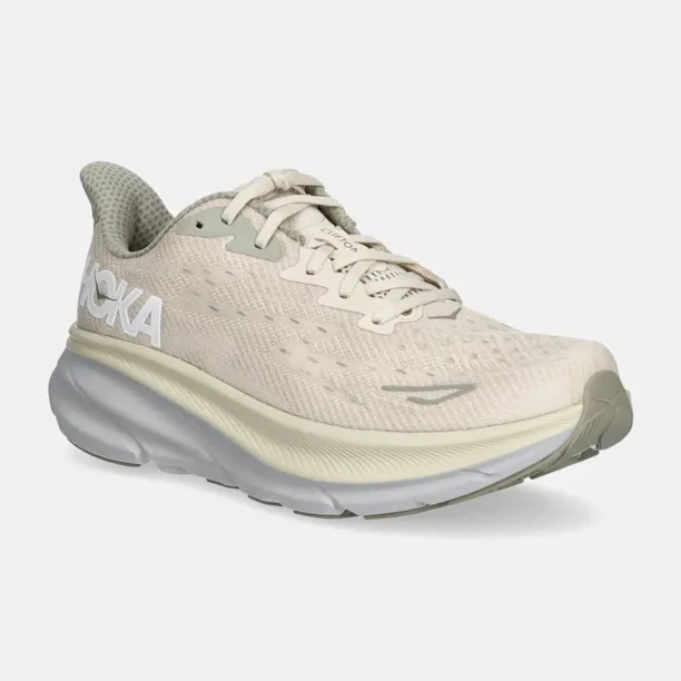 Hoka One One sneakers de alergat Clifton 9 culoarea bej