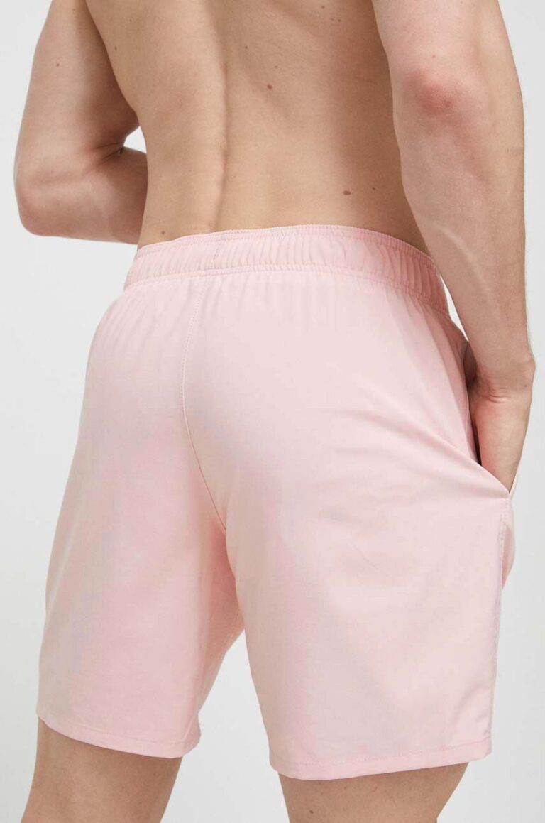 Hollister Co. pantaloni scurti de baie culoarea roz preţ