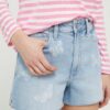 Hollister Co. pantaloni scurti jeans CURVY JEANS femei