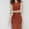 Hollister Co. rochie culoarea maro