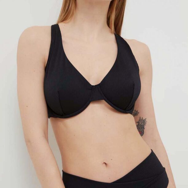 Hollister Co. sutien de baie culoarea negru