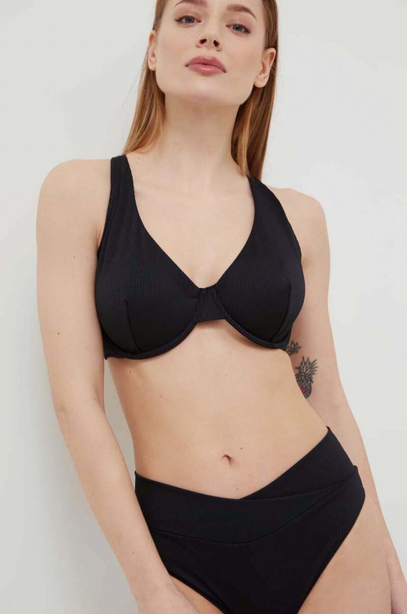 Hollister Co. sutien de baie culoarea negru