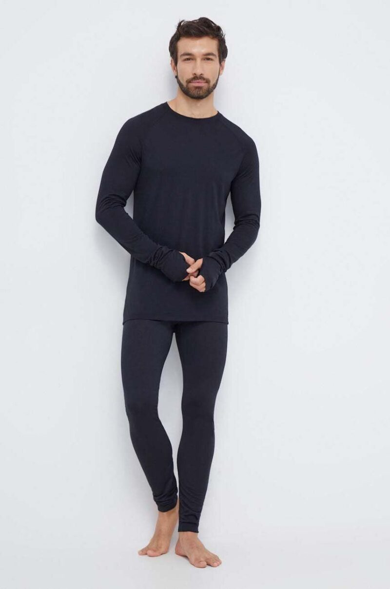 Houdini longsleeve funcțional desoli light culoarea negru