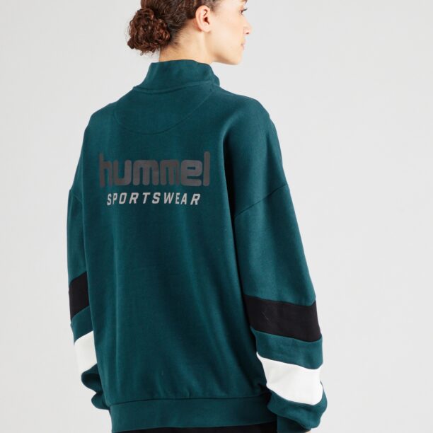 Hummel Hanorac sport  verde petrol / negru / alb preţ