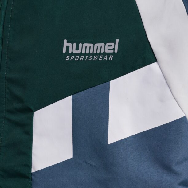 Hummel Jachetă de trening  safir / verde închis / alb preţ