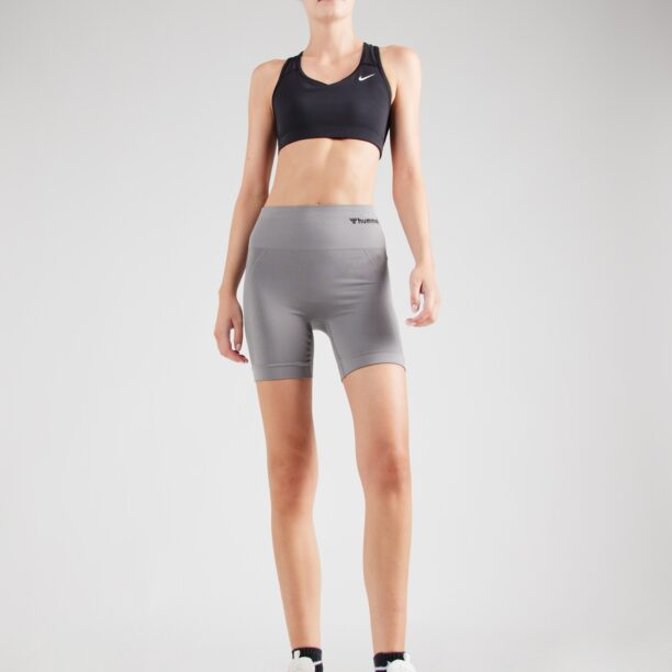 Cumpăra Hummel Pantaloni sport 'Tif'  gri / negru