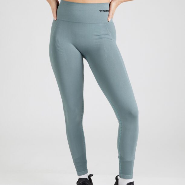 Hummel Pantaloni sport 'Tif'  verde pastel / negru