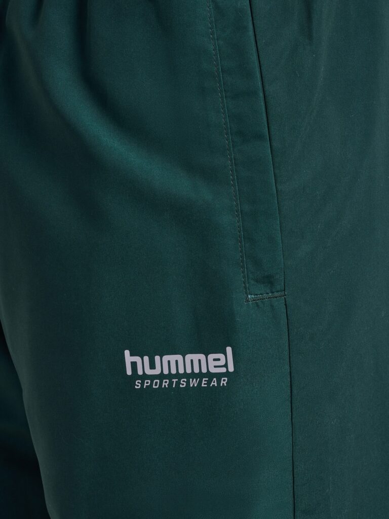 Hummel Pantaloni sport  albastru fumuriu / gri argintiu / verde pin preţ