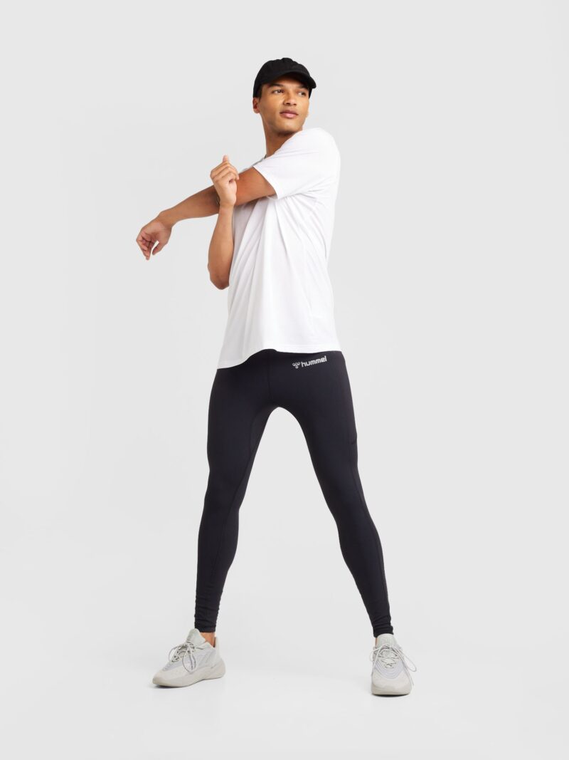 Hummel Pantaloni sport  gri deschis / negru