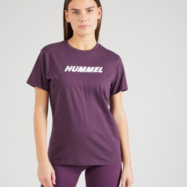 Hummel Tricou funcțional 'ELEMENTAL'  mov prună / alb