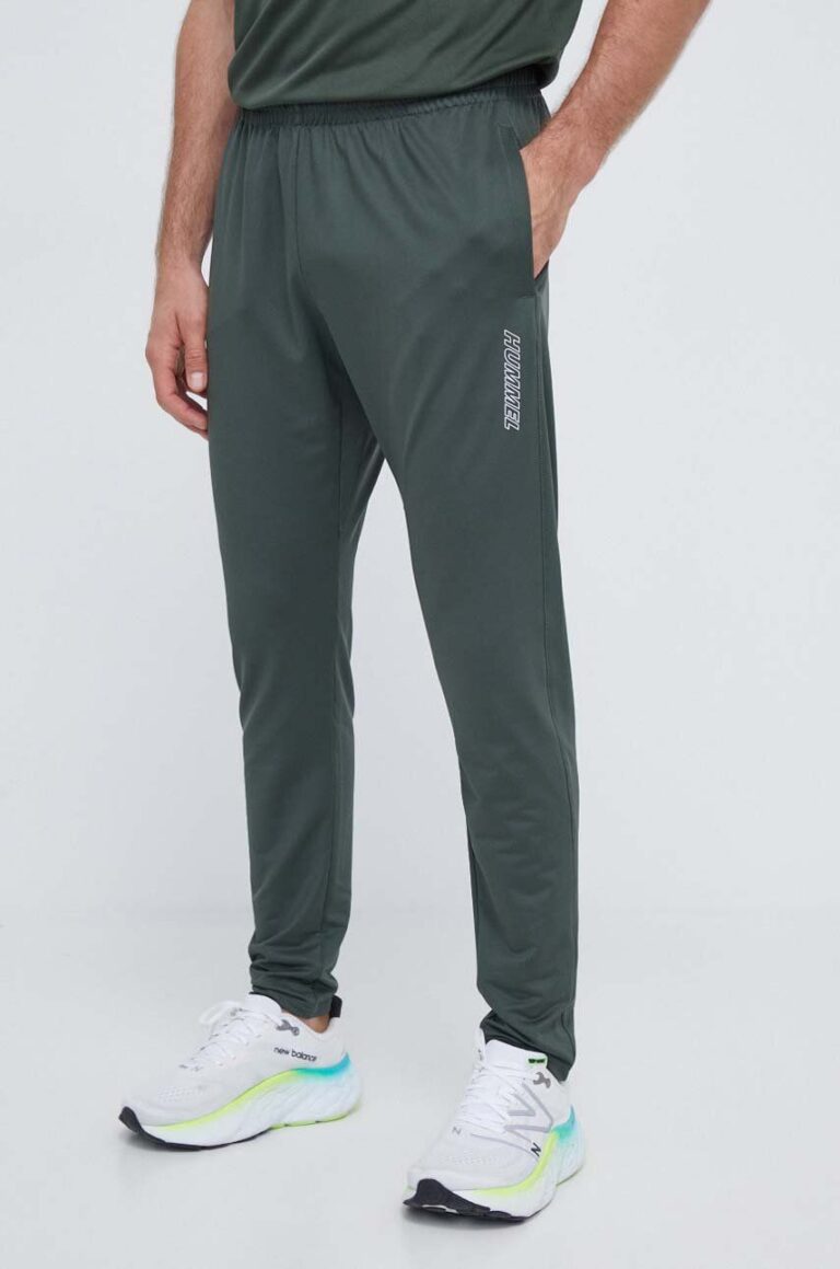 Hummel pantaloni de antrenament Strength culoarea verde