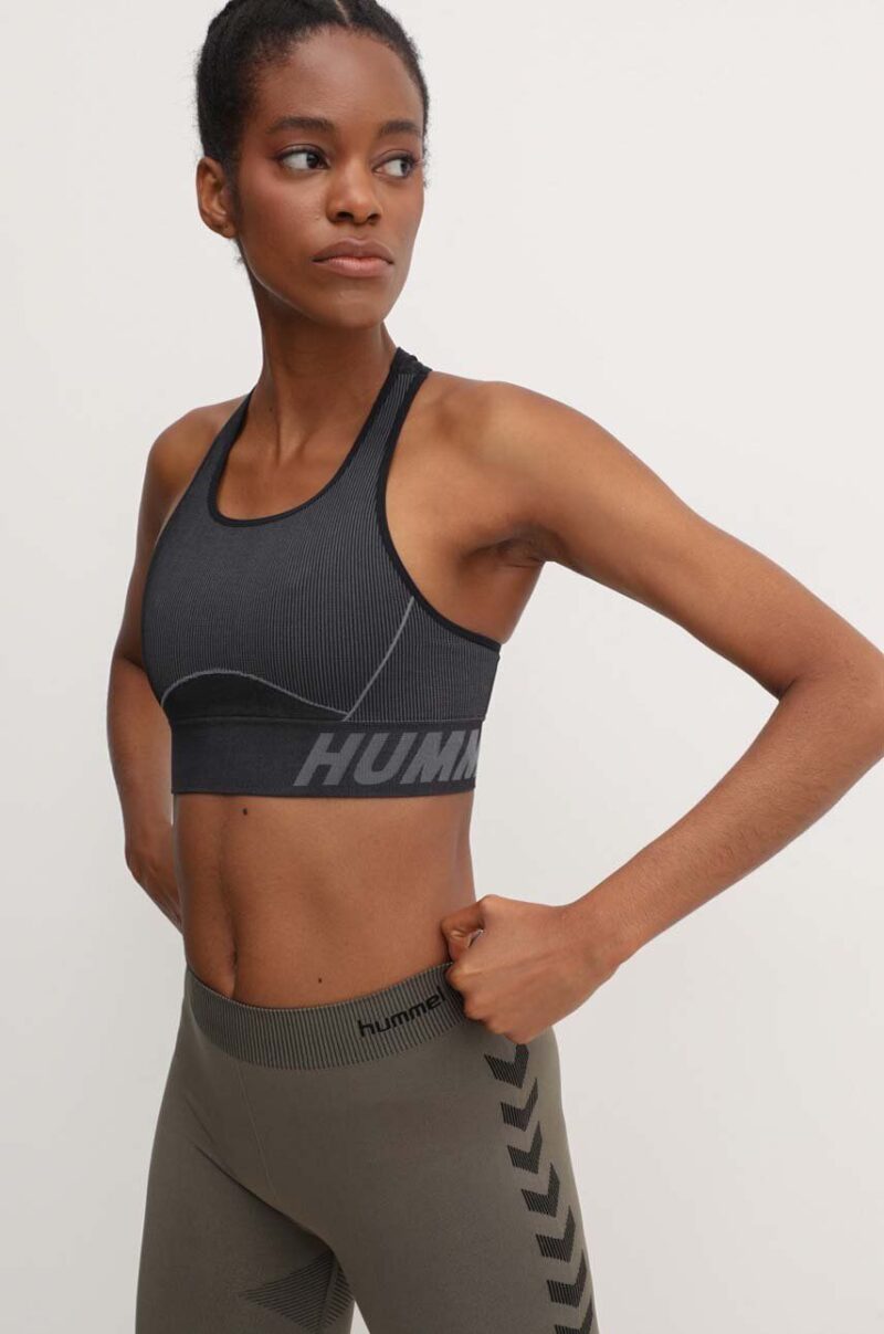 Hummel sutien sport Christel Seamless culoarea negru