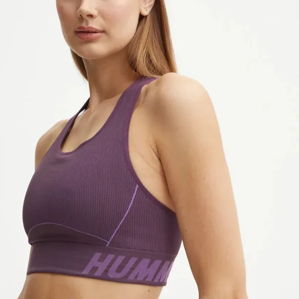 Hummel sutien sport Christel Seamless culoarea violet