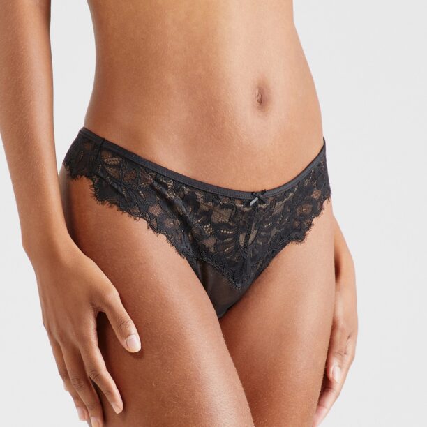 Hunkemöller Tanga 'Isabella'  negru