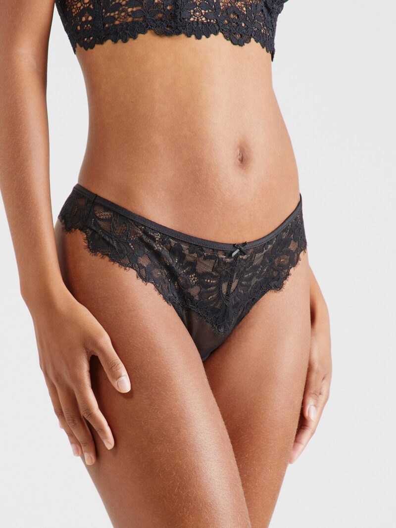 Hunkemöller Tanga 'Isabella'  negru