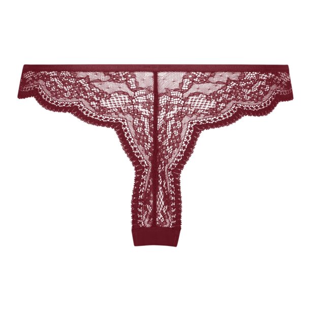 Preţ Hunkemöller Tanga 'Isabelle'  roșu merlot