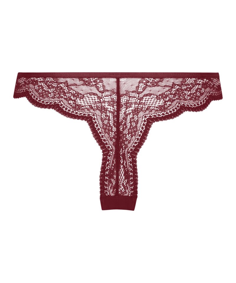 Preţ Hunkemöller Tanga 'Isabelle'  roșu merlot