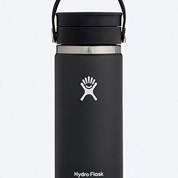 Hydro Flask cană thermos 16 Oz Wide Mouth Flex Sip Lid W16BCX001-BLACK