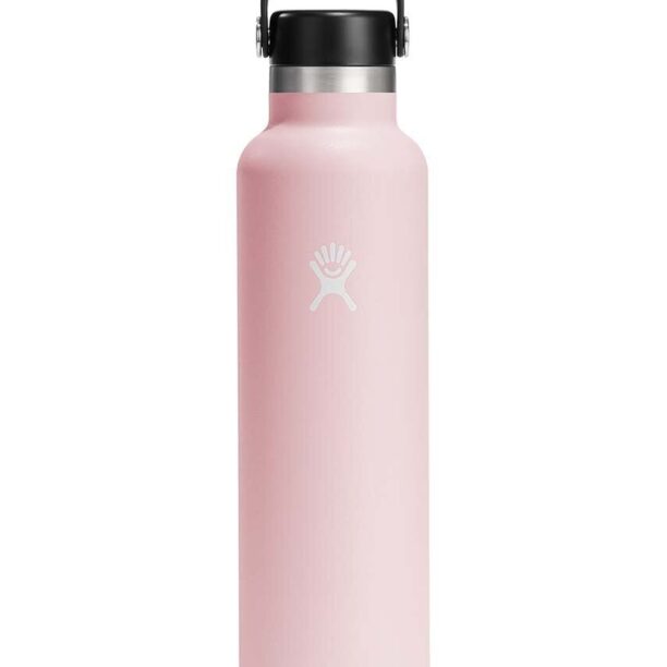 Hydro Flask sticla termica 24 Oz Standard Flex Cap Trillium culoarea roz