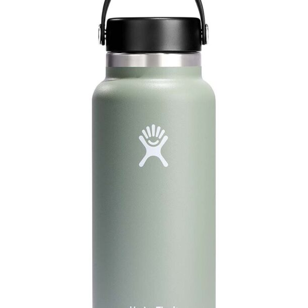 Hydro Flask sticla termica 32 Oz Wide Flex Cap Agave culoarea verde