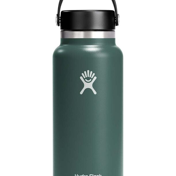 Hydro Flask sticla termica 32 Oz Wide Flex Cap Fir culoarea gri