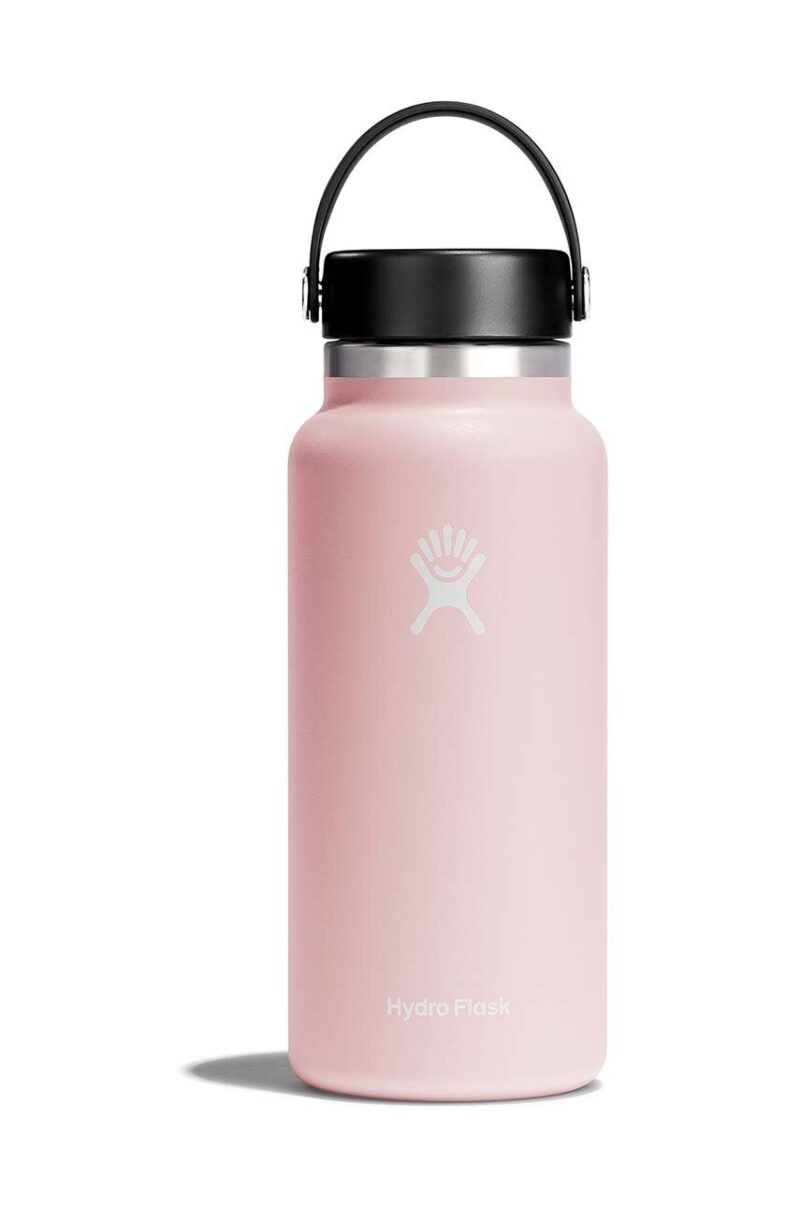 Hydro Flask sticla termica 32 Oz Wide Flex Cap Trillium culoarea roz