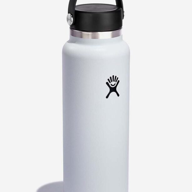 Hydro Flask sticlă thermos 40 OZ Wide Mouth Flex Cap White W40BTS110-WHITE preţ