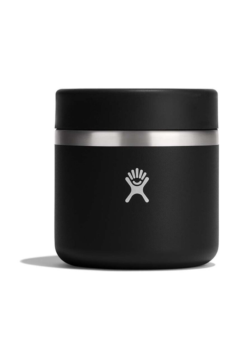 Hydro Flask termos pentru pranz 20 Oz Insulated Food Jar Black culoarea negru