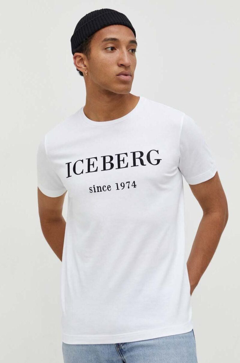 Iceberg tricou din bumbac barbati