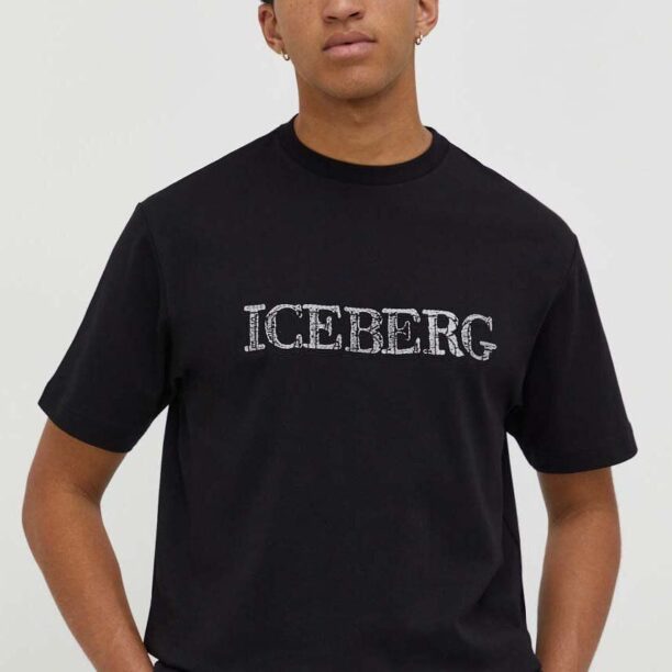 Iceberg tricou din bumbac barbati