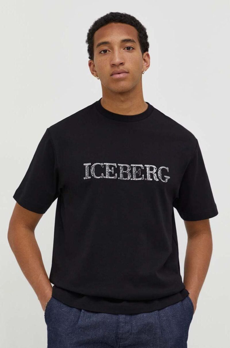 Iceberg tricou din bumbac barbati