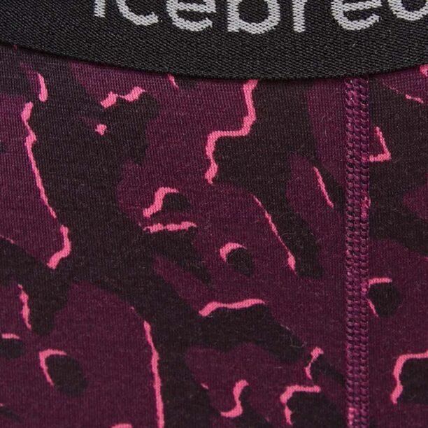 Icebreaker jambiere funcționale Merino 200 Oasis culoarea violet preţ