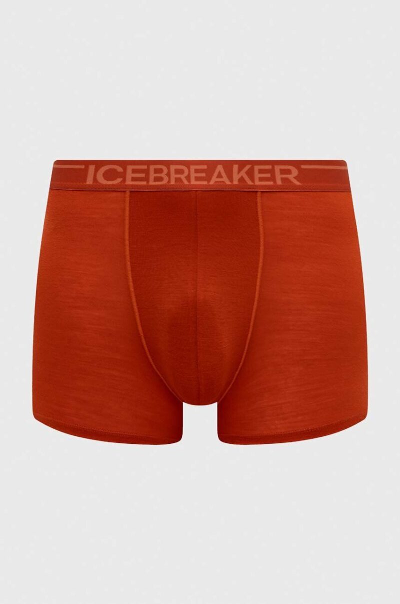 Icebreaker lenjerie functionala Anatomica Boxers culoarea portocaliu