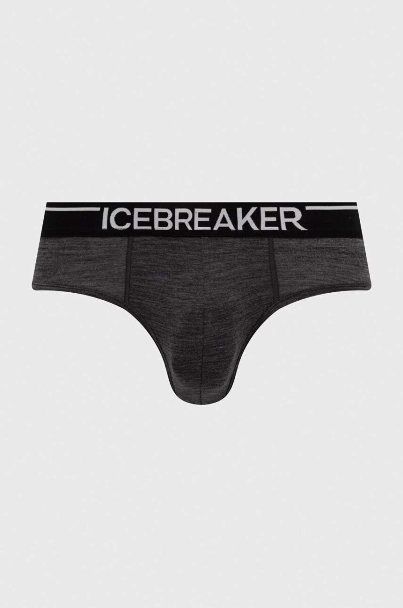 Icebreaker lenjerie functionala Merino Anatomica culoarea gri