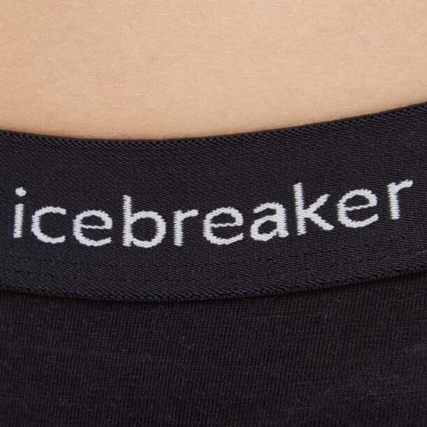 Icebreaker lenjerie functionala Sprite Hot culoarea negru preţ