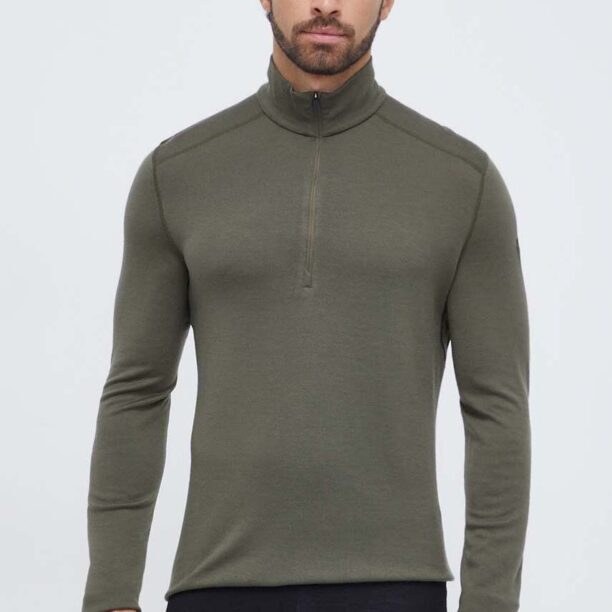 Icebreaker longsleeve funcțional 260 Tech culoarea verde