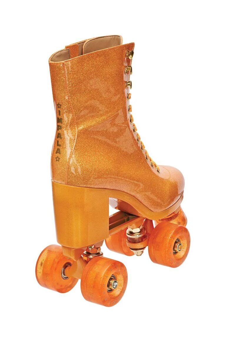 Impala role Sparkle Orange High Heel Rollerskates x Marawa preţ