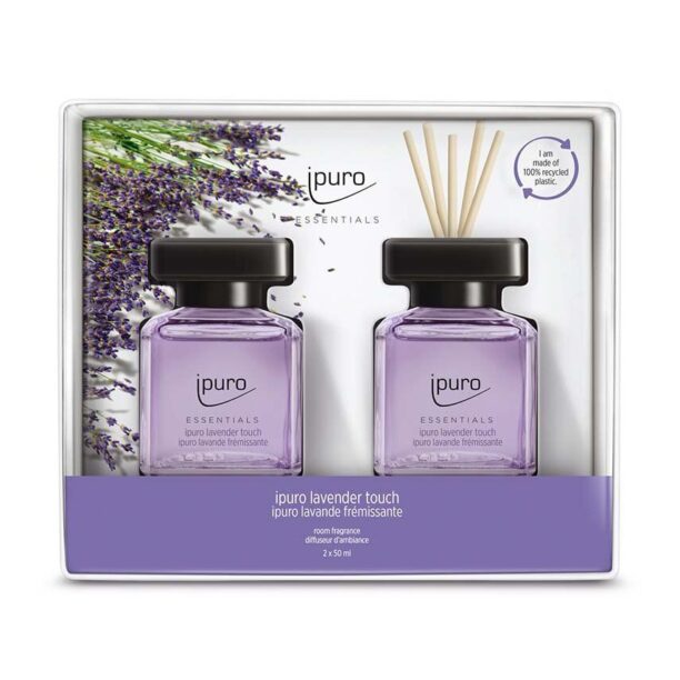 Ipuro kit difuzor de aromă Lavender Touch 2 x 50 ml